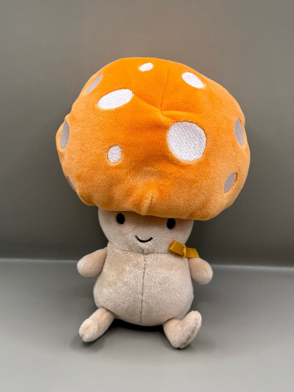 Retired Jellycat Fun Guy Ozzie Mushroom Plush Stuffed Animal